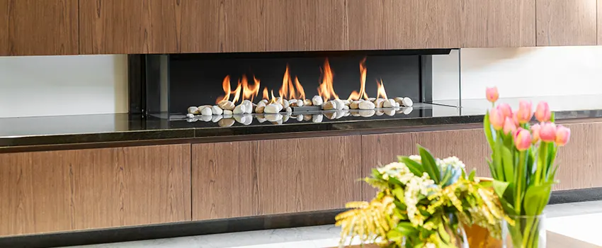 Double-height Fireplace Design Refurbishment in North Canton, Ohio